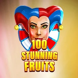 100 Stunning Fruits slot logo by SYNOT Games at Claps Casino