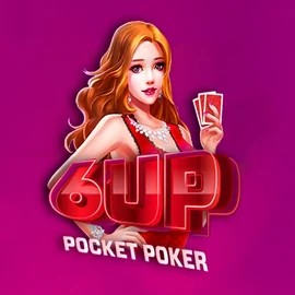 Logo of 6 Up Pocket Poker from FlipLuck at Claps Casino