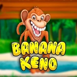 Banana Keno slot logo by Caleta Gaming at Claps CasinoBanana Keno