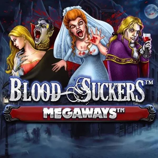 Blood Suckers Megaways slot logo by Red Tiger Gaming at Claps Casino