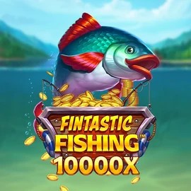 Fintastic Fishing slot logo by Foxium at Claps CasinoFintastic Fishing