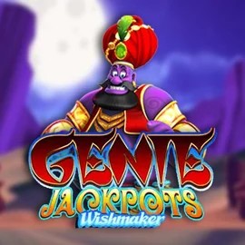 Genie Jackpots Wishmaker logo by Blueprint Gaming at Claps CasinoGenie Jackpots Wishmaker