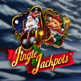 Jingle Jackpots slot logo by Dragon Gaming at Claps CasinoJingle Jackpots