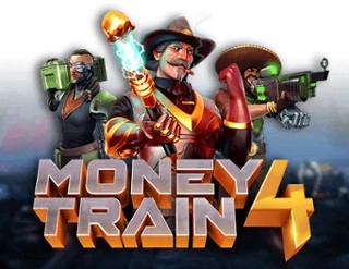 Money Train 4 logo by Relax Gaming at Claps Casino