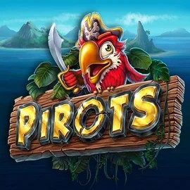 Pirots slot logo by ELK Studios at Claps CasinoPirots