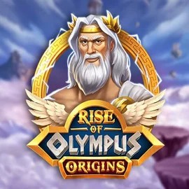 Slots logo of Rise of Olympus Origins from Play'n GO at Claps Casino