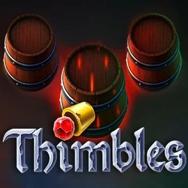 Thimbles slot logo by Evoplay at Claps CasinoThimbles